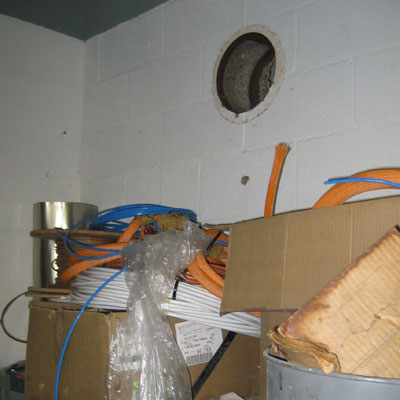 concrete hole drilling